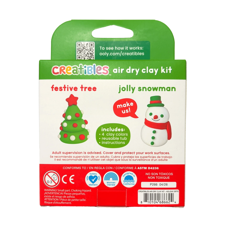 Creatibles | Holiday BFFs Air-Dry Clay Kit 6+ - 5