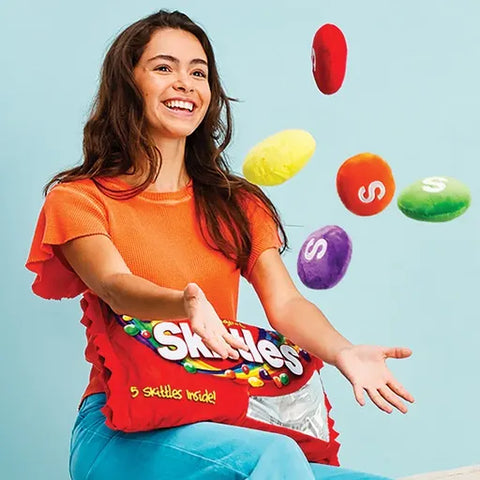 Skittles Packaging Plush For Ages 14+