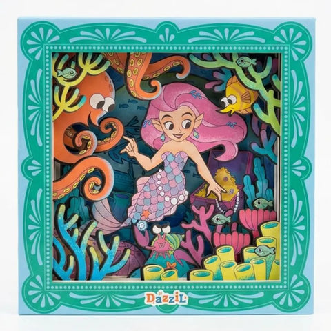 3D Coloring Slides | Mermaid 8+ - CR Toys