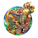 Fireside Ornament Shaped Puzzle 750pc