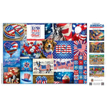Puzzle | Celebrate America - Red, White, and Blue All Over | 1000 Piece Jigsaw - 4
