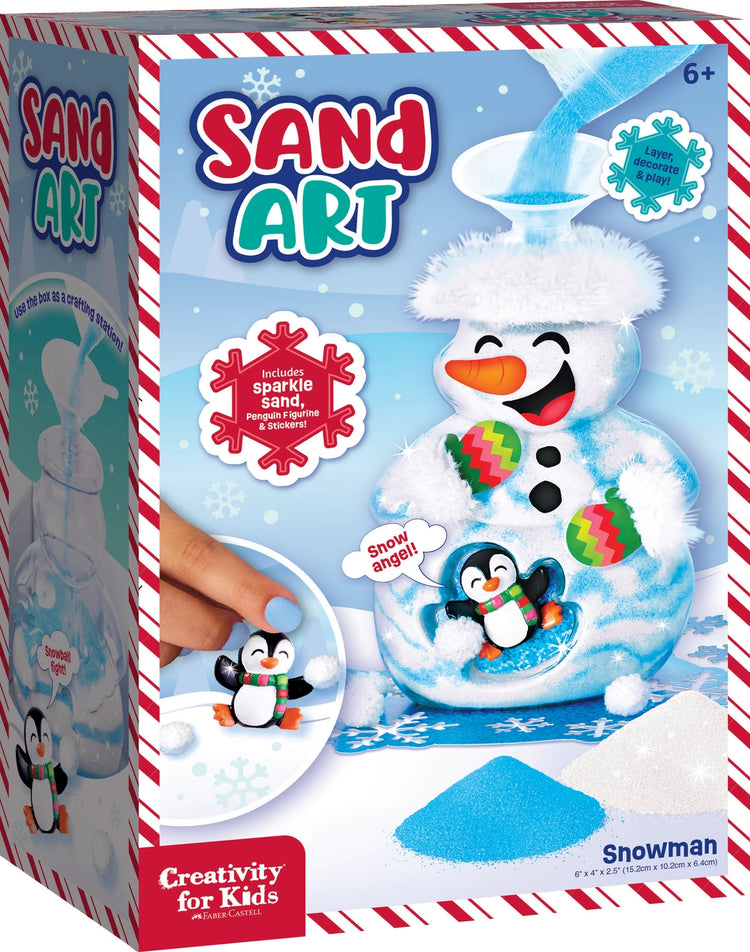 Holiday Sand Art Snowman 6+ - 1
