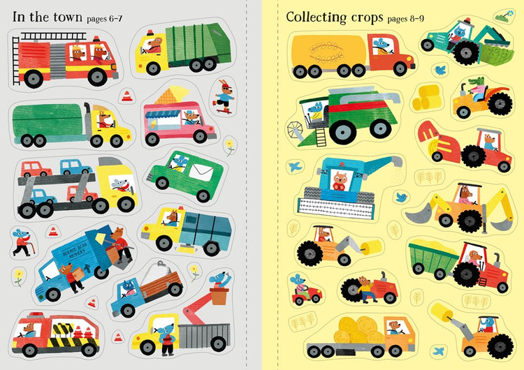Little First Stickers | Tractors and Trucks 3+ - 4