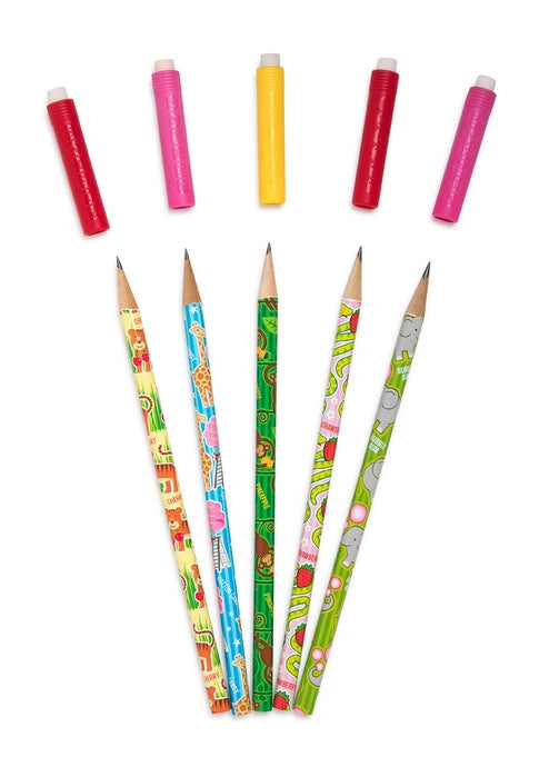 Animal Party Pencil Scented Toppers For Ages 5+