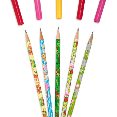 Animal Party Pencil Scented Toppers For Ages 5+