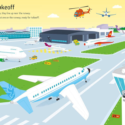 First Sticker Book Airport 3+