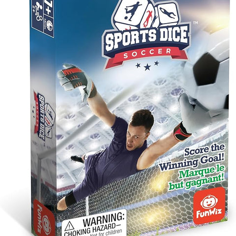 Sports Dice Soccer Game Ages 7+