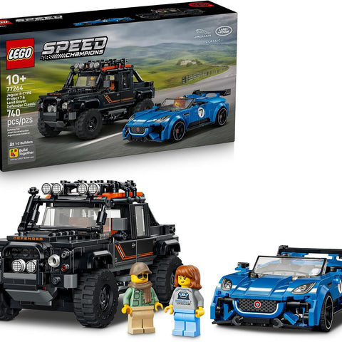 Lego Speed Champions | Jaguar Project 7 & Land Rover Defender 740 pcs 10+ - 1