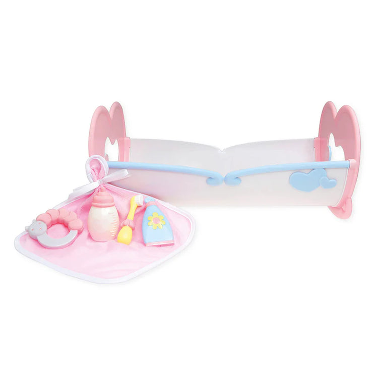 Berenguer Boutique Crib + Accessories For Dolls Up To 16" For Ages 2+