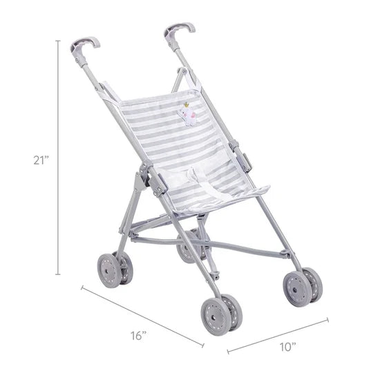 Berenguer Boutique | Umbrella Doll Stoller Grey Ages 2+ - 6