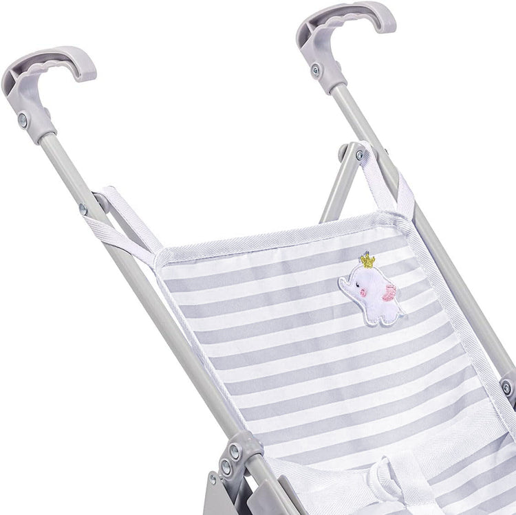 Berenguer Boutique | Umbrella Doll Stoller Grey Ages 3+