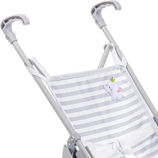 Berenguer Boutique | Umbrella Doll Stoller Grey Ages 2+ - 5