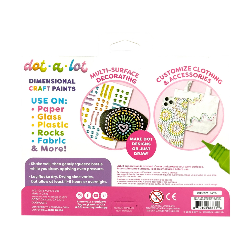 Dot-A-Lot | Dimensional Craft Paint | Pearlescent