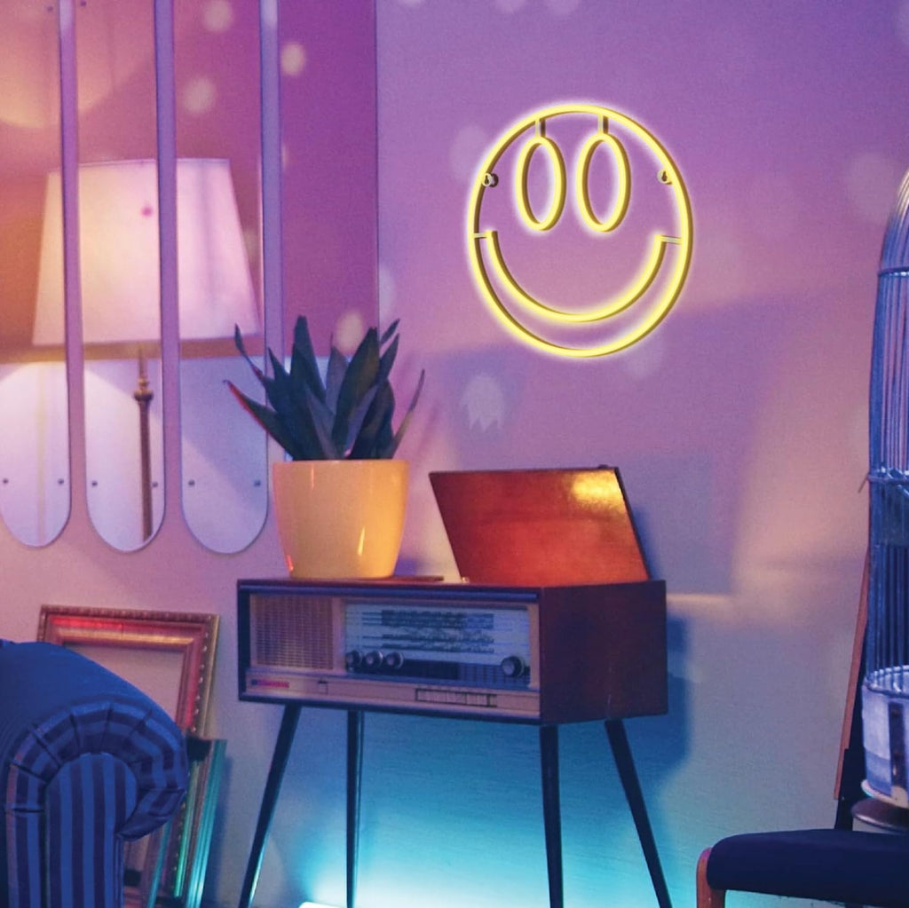 Smiley Neon LED Sign