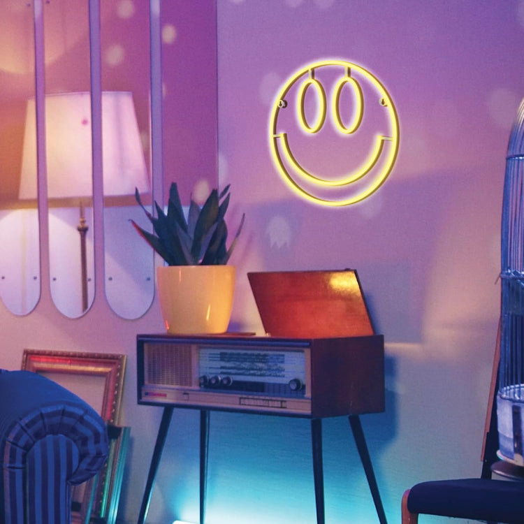 Smiley Neon LED Sign - CR Toys