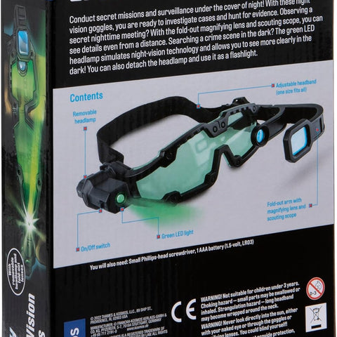 Spy Labs | Night Vision Goggles 548006 - CR Toys