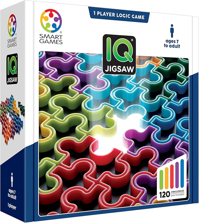 IQ Jigsaw Puzzle 120 Challenges for Ages 7+