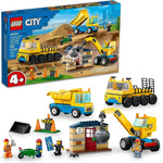 Lego City Great Vehicles Construction Trucks And Wrecking Ball