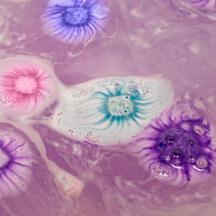 Tub Works | Lil' Bursts | Mini Bath Bombs For Kids | 90 Count | Cosmic | Ages 3+ - 4