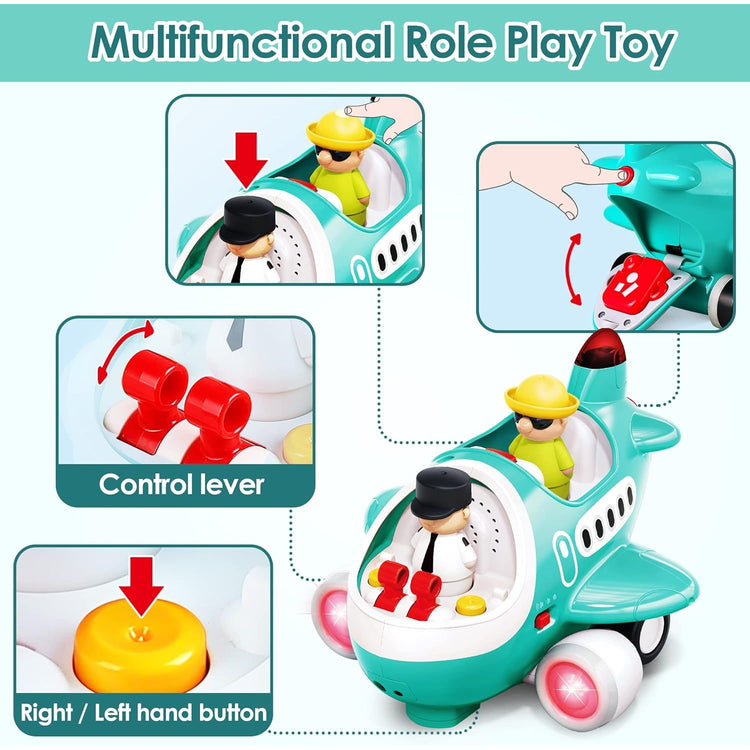 Remote Control Baby Plane For 18M+ - 5