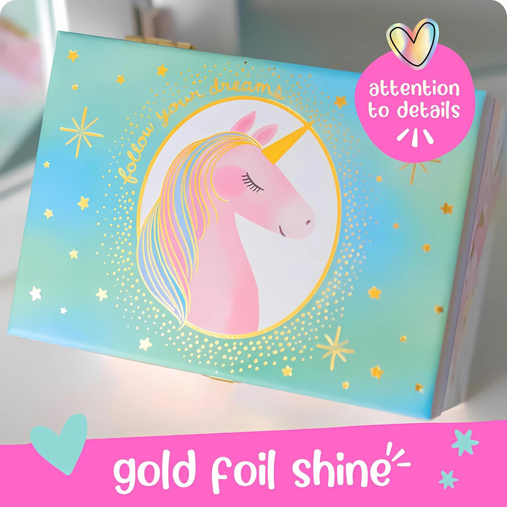 Unicorn Musical Jewelry Box 2-Drawer 3+ - 6