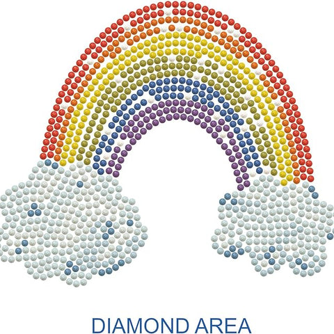 Diamond Dotz Rainbow Smile