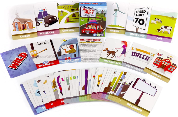 Highway Hunt Card Game Ages 4+