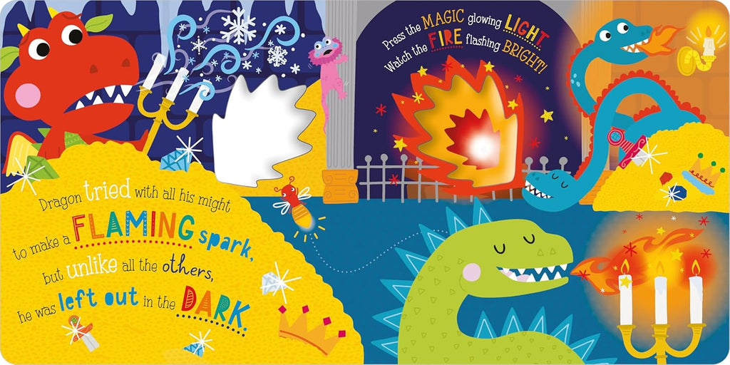 The Fiery Little Dragon Light-Up Book