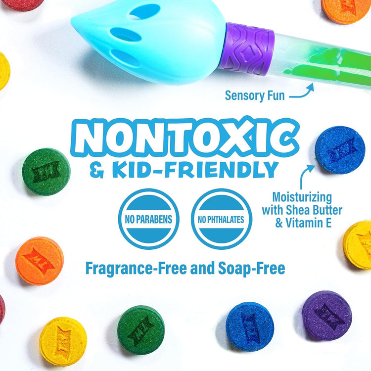 Tub Works | Bath Color Brush | Kids Bath | 3+ - 6