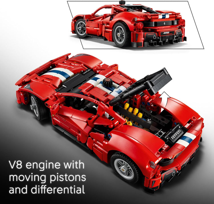 Lego Technical | Ferrari 488 Pista Car 882 pcs 9+ - 5