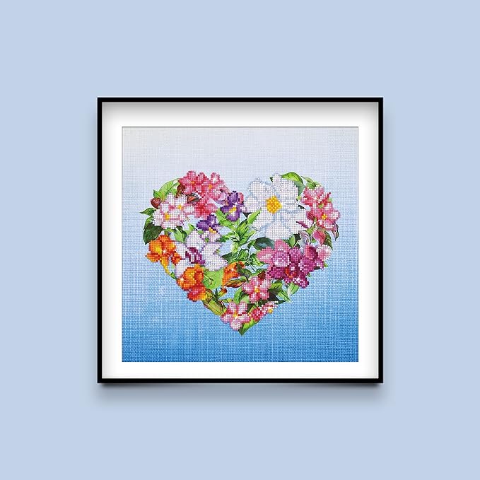 Diamond Dotz Flower Heart