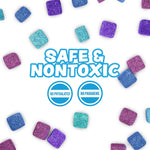 Tub Works | Lil' Bursts | Mini Bath Bombs For Kids | 90 Count | Cosmic | Ages 3+ - 5