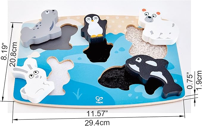 Polar Animal Tactile Puzzle +2