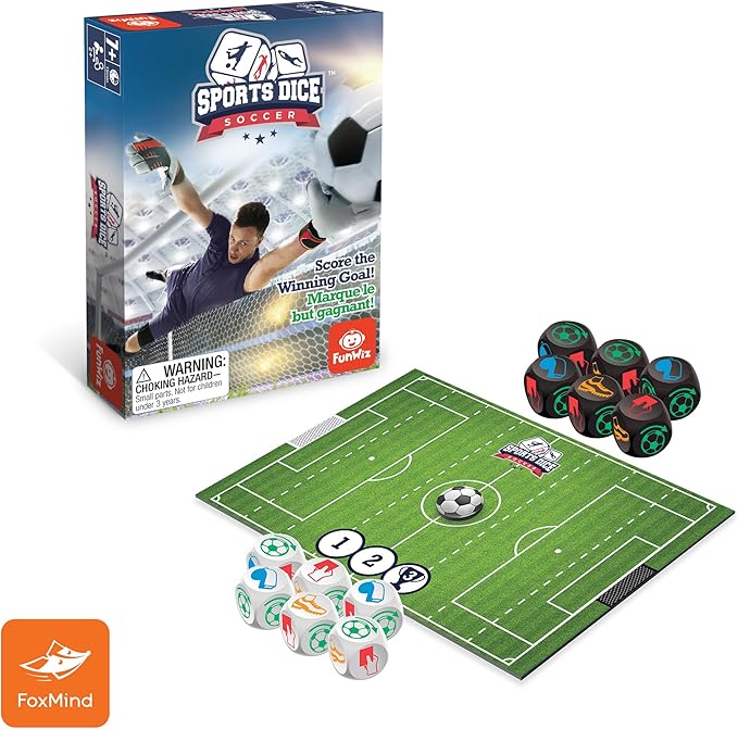 Sports Dice Soccer Game Ages 7+