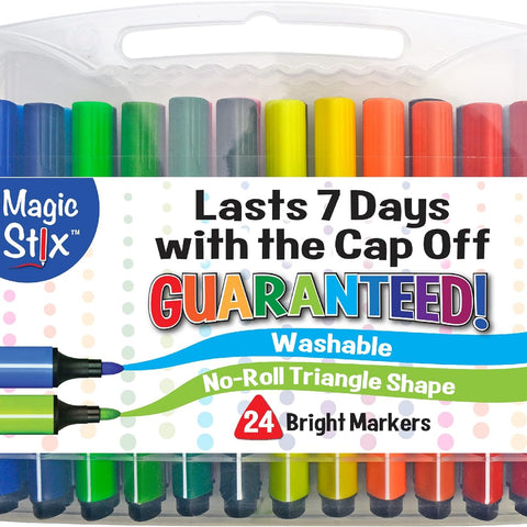 Magic Stix Markers 24 Pack Last 7 Days Without Drying Out