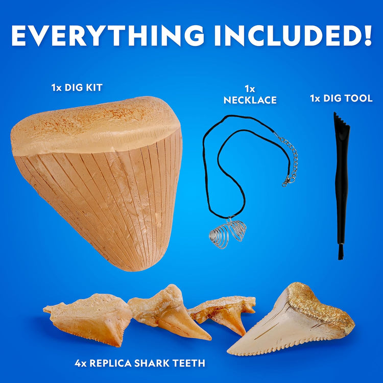 National Geographic | Shark Tooth Dig Kit | Ages 4+ - 5