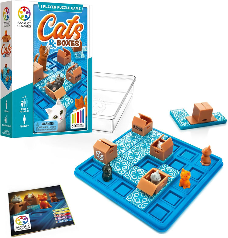 Cats & Boxes | Single Player Logic Game 7+ - 3