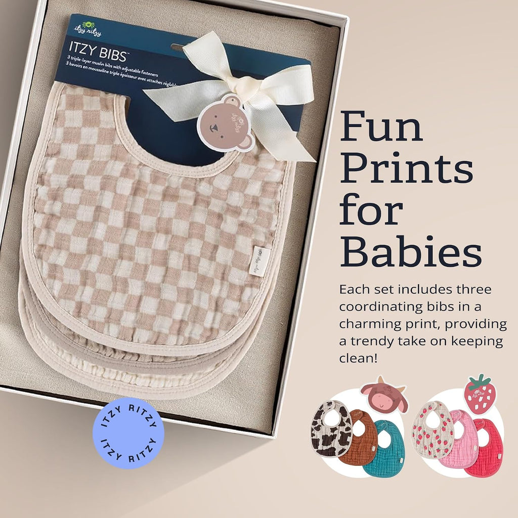 Itzy Bibs | Check Yes! 3 Pack - 6