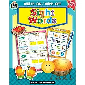 Write-On/Wipe-Off Book | Sight Words