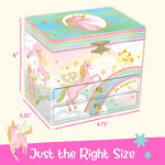 Unicorn Musical Jewelry Box 2-Drawer 3+ - 8