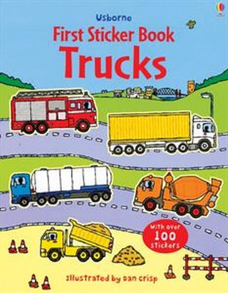 First Sticker Book Trucks 3+