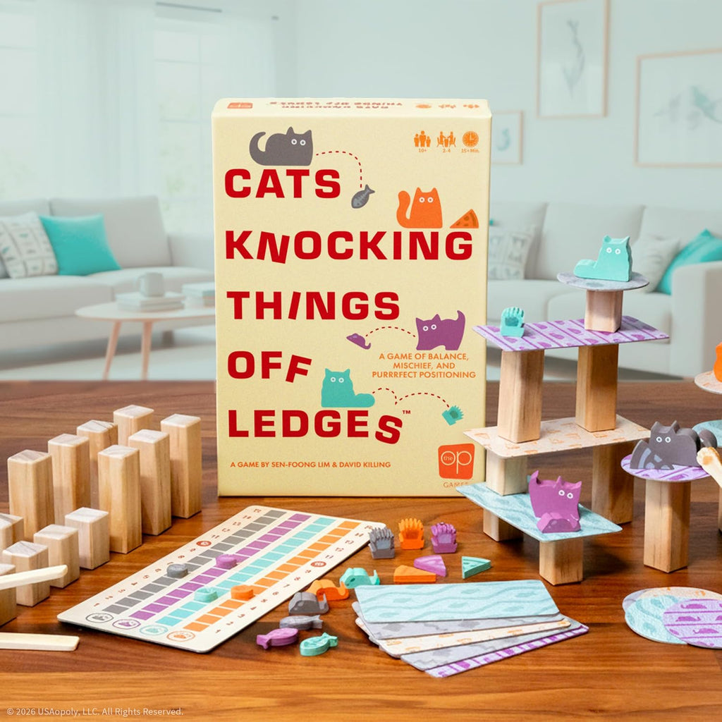 Cats Knocking Things Off Ledges Game 10+ - 2