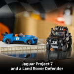 Lego Speed Champions | Jaguar Project 7 & Land Rover Defender 740 pcs 10+ - 4