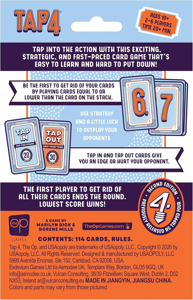 Tap 4 Card Game 10+ - 9