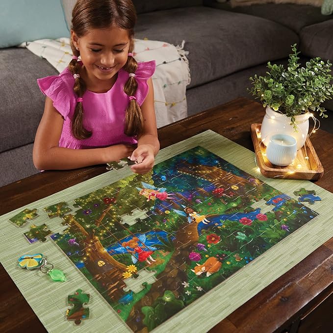 Seek & Find Glow Puzzle: Twilight Fairies 100 Pc Puzzle