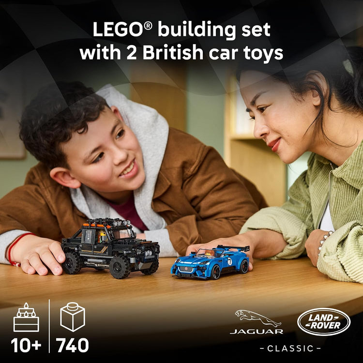Lego Speed Champions | Jaguar Project 7 & Land Rover Defender 740 pcs 10+ - 3