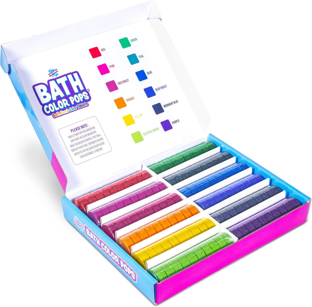Tub Works | Bath Color Pops | Moisturizing Kids Bath Bombs | 120 Count | Ages 3+ - 6