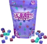 Tub Works | Lil' Bursts | Mini Bath Bombs For Kids | 90 Count | Cosmic | Ages 3+ - 10