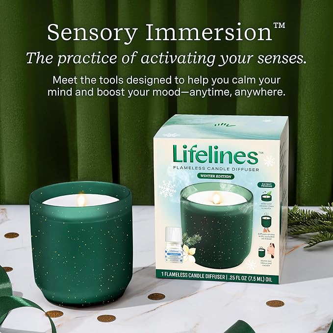 Lifelines Flameless Candle Diffuser-Winter Edition