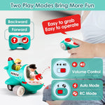 Remote Control Baby Plane For 18M+ - 3